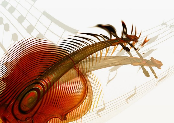Violin Abstract Music Modern Art